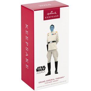 New! Star Wars Grand Admiral Thrawn Hallmark Keepsake Ornament Ahsoka Villain